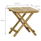 Table Wood Coffee Table Bestselling Durable Squre Solid Oiled Walnut Wood Folding Coffee Table