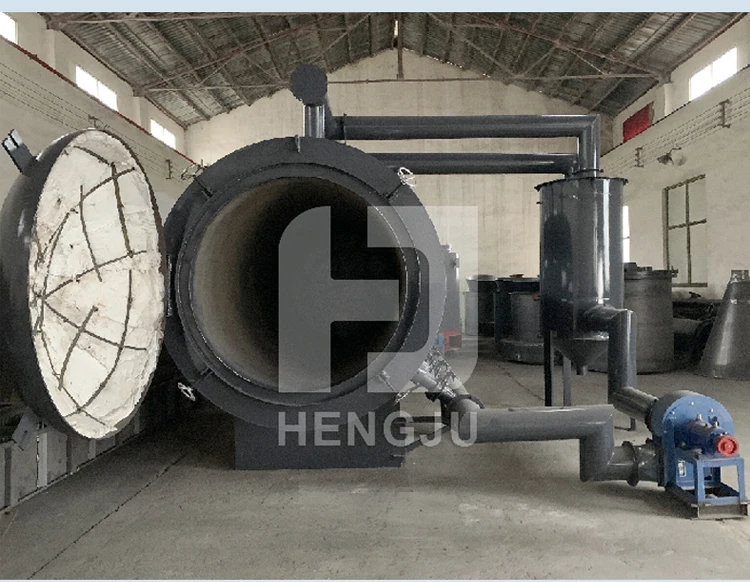 Horizontal Biomass Sugarcane Bagasse Wood Sawdust Charcoal