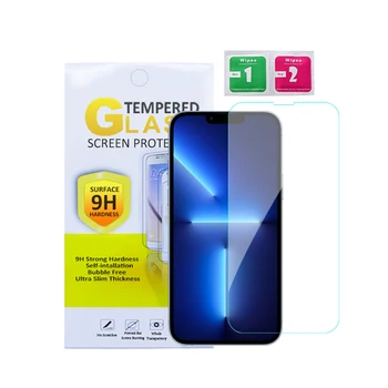WeAddU 2021 IP13 Tempered Glass For iPhone 12 11 XR XS Max 2.5D 9H Screen Protector For iPhone 13 Pro Max Screen Protector