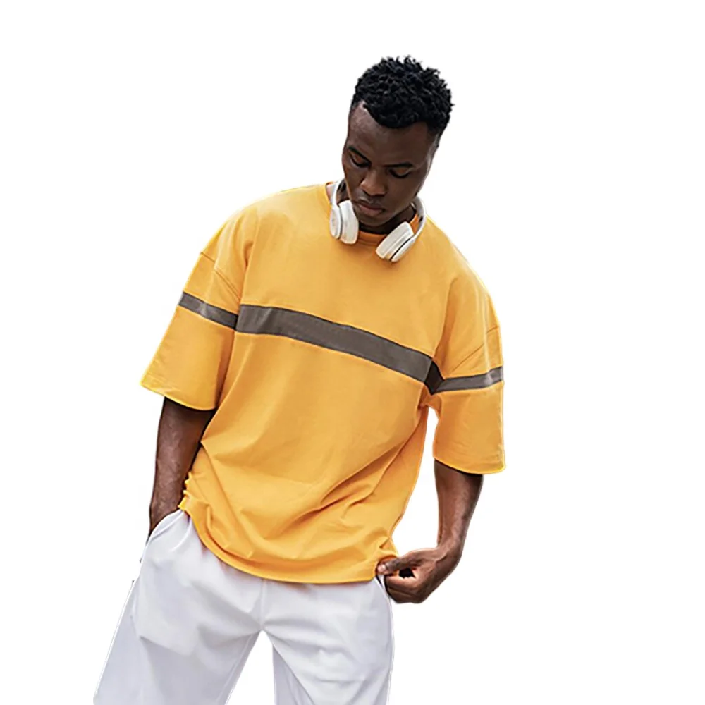 Shirts For Men Yellow Graphic Tee 