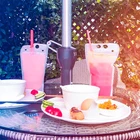 Juice Pouches Transparent Juice Milk Spout Pouches Drink Bags Plastic Squeeze Pouches