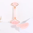 OEM good price beauty rose quartz jade face massage roller