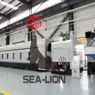 Industrial Laundry Sea-lion Industrial 10 Batches Automatic Reliable Druable Tunnel Washer Laundry System