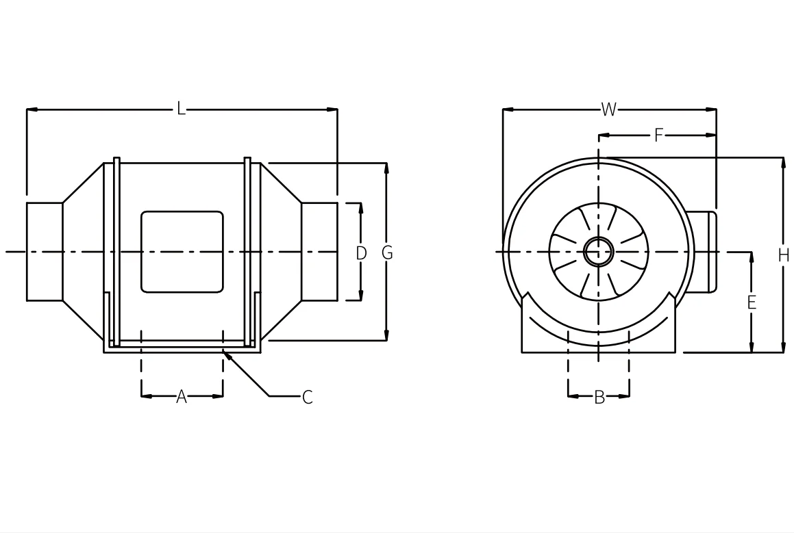 Line Fan, 115, Plastic - detail 10
