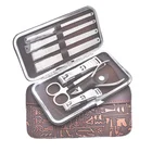 2022 Hot Selling 18 Pieces Vintage Stainless Steel Nail Tools Manicure Pedicure Set Nail Clipper Set