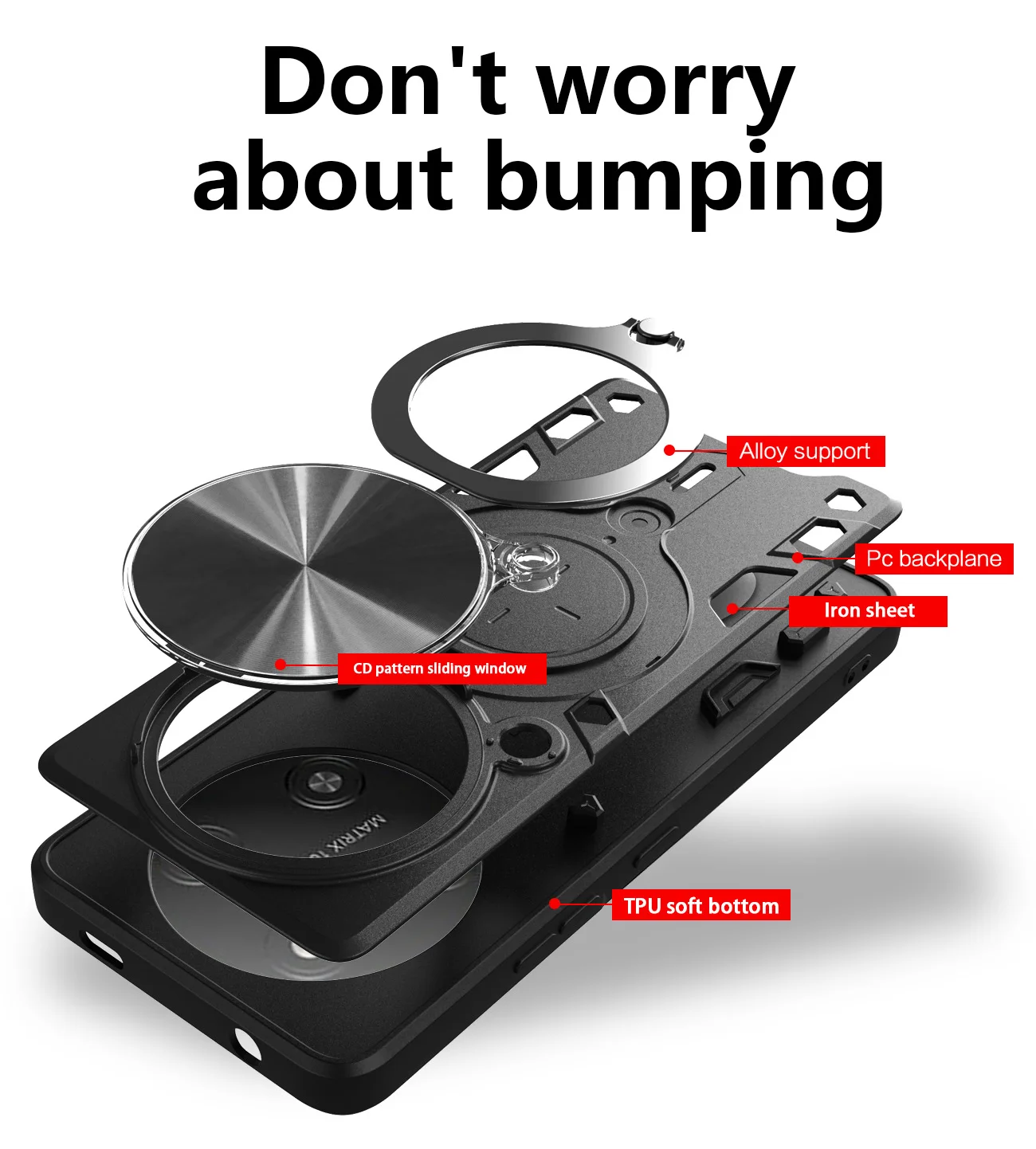 product tpu and pc material shockproof and drop resistant window push protection for camera lenses case for honor x9c laudtec-4