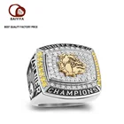 Gold Jewelry Custom 14/18k Gold Plated Jewelry Champiosnhip Rings For Youth Sports With Engraving