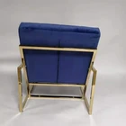 Chair Velvet Lazy Sofa Floor Chair Living Room Furniture Modern Leisure Luxury Velvet Single Seat Sofa Chair