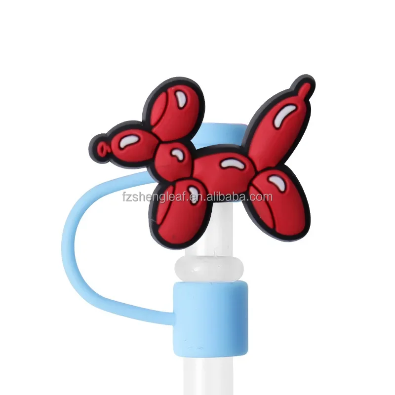 product custom nurse cow boy hat tumbler bulk reusable silicone straw tips cover dust proof cute 8 12mm topper charms bar accessories-3