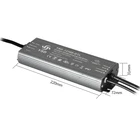 Powerful Waterproof Electronic LED Driver DC12V 200W IP67 CE ROHS 3 Years Warranty