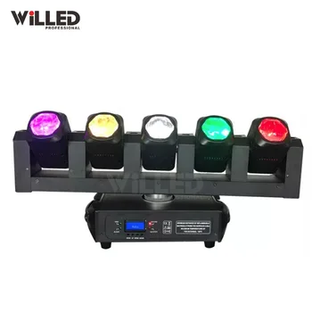 stage light 5x40w 4IN1 beam moving pixel control 5pcs 40W White LED bar wash LED five moving head light