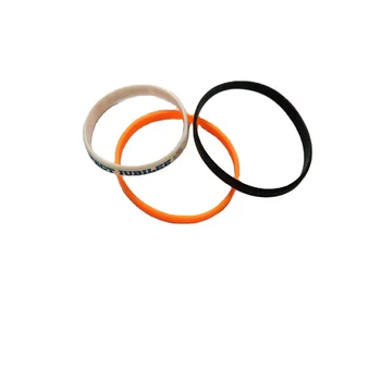 high quality custom rubber wrist band silicone bracelet cheaper thin band 8mm wide wristband