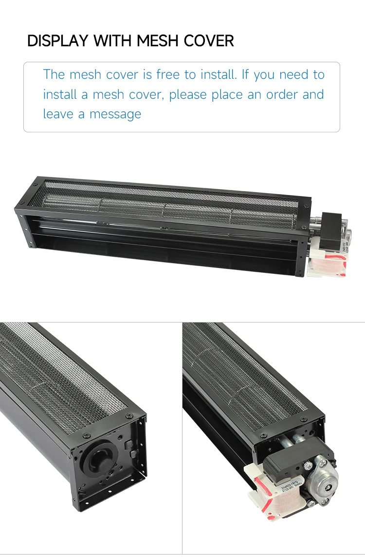 Tangential Fan, PRSK, 220V, 40mm, Aluminum - detail 4