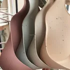 Waterproof Silicone Baby Speckled Bib With Food Catcher BPA FREE FOODGRADE Silicone Bibs Infants Babe Bibs