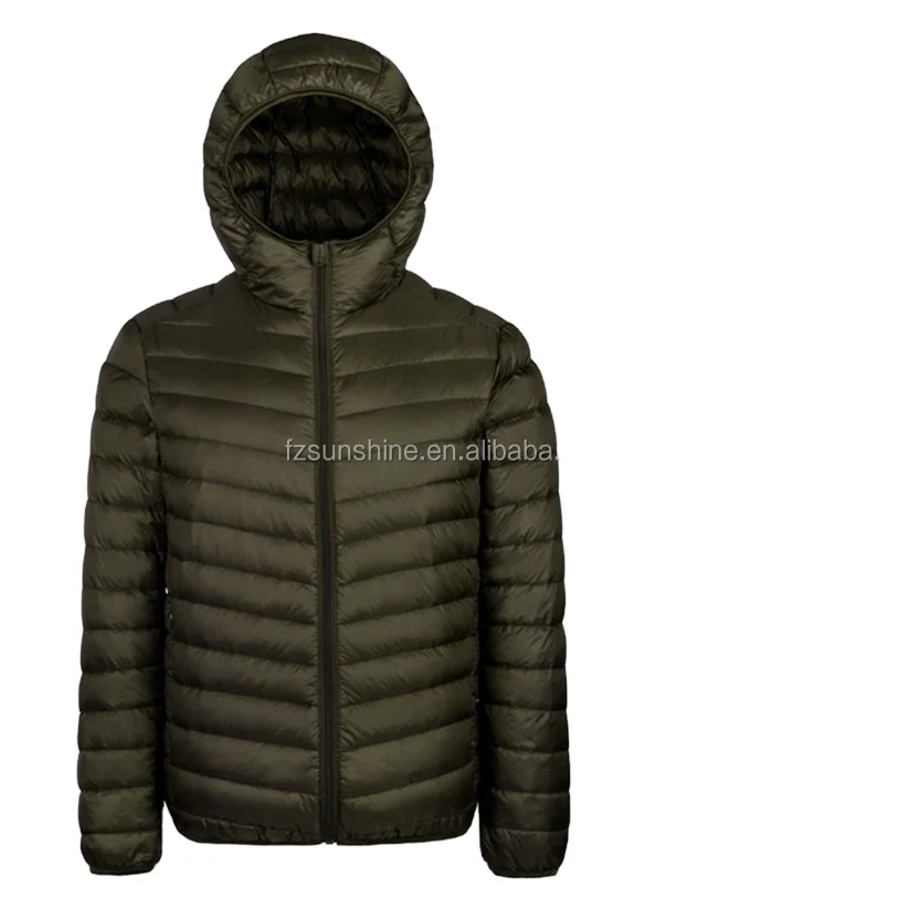 Feather Mens Down Jacket Portable Ultra 
