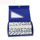 Domino Dominoes Ivory And Black Domino With Dot Pvc Dominoes Box Packing Domino With Pvc Box