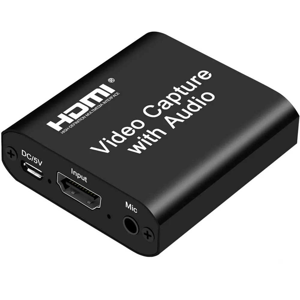 PROZOR Tarjeta de Captura de Video y Audio 4K HDMI a USB 2.0 Captura de Video 1080P HD Video en Vivo
