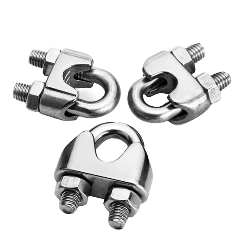 3/8 Inch M10 Wire Rope Cable Clip Clamp 304 Stainless Steel U Bolt Saddle for sale online 