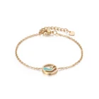 Bracelet 2021 Charmmy For Women Stainless Steel Diamonds Sea Wave Bracelet