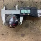 54mm Diameter Hollow Stainless Steel Balls For Decoration Thickness 1mm 1.5mm 2mm SS316 SS304 SS212