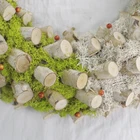 Flowers Widely Used Superior Quality Modern Home Decor Bead Garland Artificial Decorative Flowers Wreaths