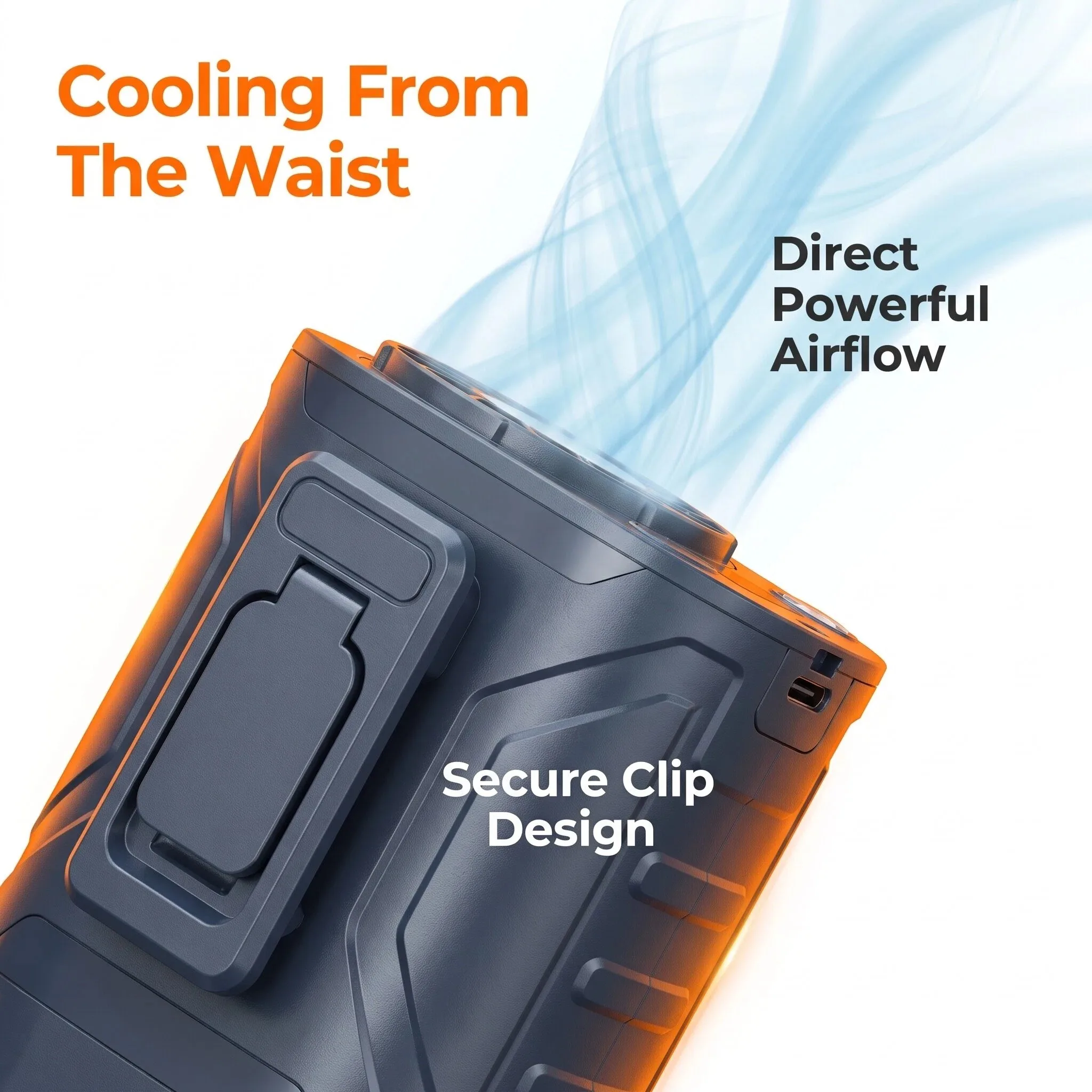 Waist Hanging Fan, 3000Mah, 6000Mah - detail 12