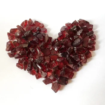Nature raw garnet sapphire Loose Gemstone 1mm-13mm rough garnet stone red garnet chips