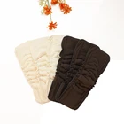 Babies Washable Soft Absorbent Baby Nappies Liners 4 Layers Bamboo Fiber Cloth Diapers