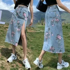 Skirts Long Skirt High Quality High Waist Skirts Jeans Wholesale Long Denim Skirt Women For Ladies