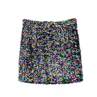 Girl Skirt Skirts Sexy Girl Mini Satin Sequined Skirt Women Skirts 2 Piece Set