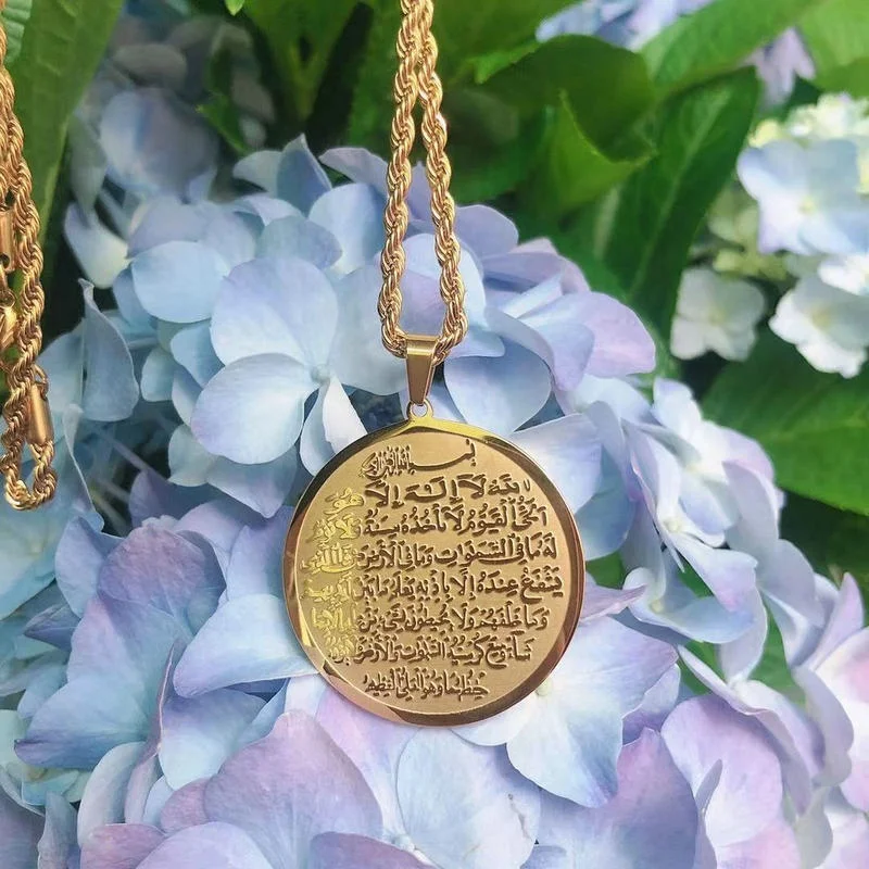 2022 New Golden Religious Islam Jewelry 