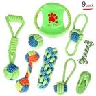 Products Cleaning Set Pet Products 2021 Wholesale Teeth Cleaning Cotton Dog Rope Toy Set
