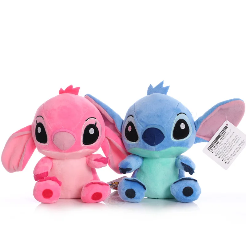 pink stitch stuffed toy