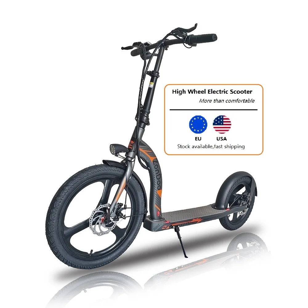 Scooter Electric Electric Scooter Big Wheel Fat Tires Escooter,Commuter Bike E Scooter Adult Trottinette Electrique - Buy Zondoo Scooter Electric Big Wheel Fat Tire Kick Fodable Scooter Elektroroller E