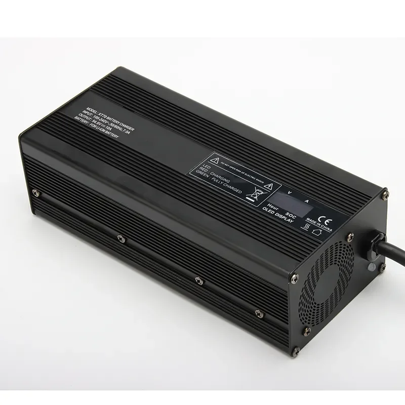 XT70 Customize 24V 36V 48V 60V 72V 54.6V 10A LiFePO4 Battery Charger for 24 Volt Lead Acid Battery Charger 48V Tricycle Charger