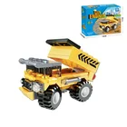 Toy Wholesale Plastic Creative DIY Assembly Pull Back Car Four-wheel Drive Toy Model Car
