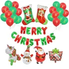 60 Decoration OurWarm More Than 60 Choice Mini Decoration Santa Merry Christmas Foil Balloon