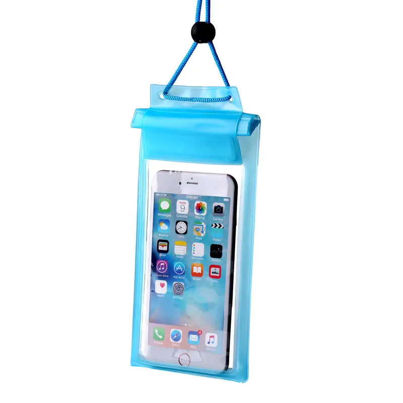 Cheap 7 inch Promotion Gift Waterproof Phone Pouch IPX68 Diving Swimming Water Proof Phone Bag