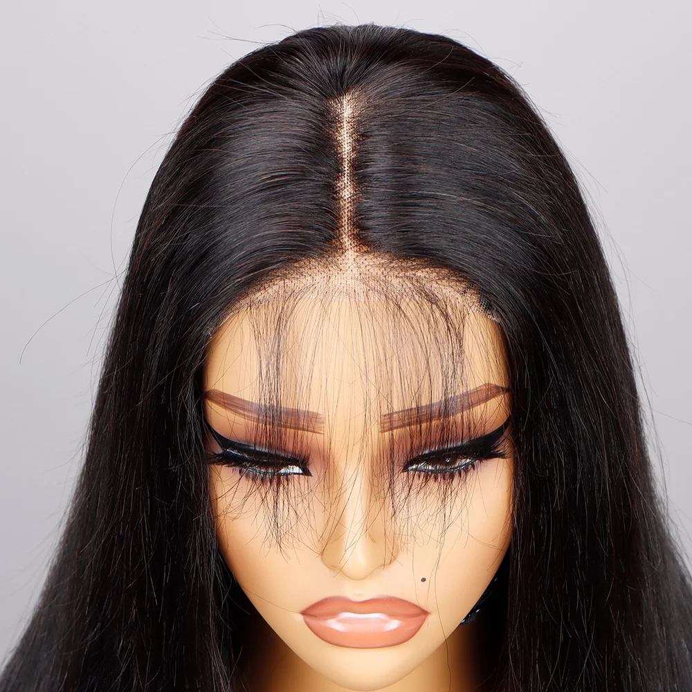 Easy Wear Go lace front wigs Wavy Body Glueless Pre Cut Pre Pulcked Human Hair Wig Ready To Go Straight Full HD Lace Frontal Wig