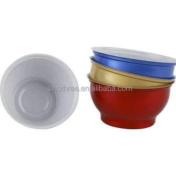 180ml 250ml 300ml Golden Aluminum Bowl Can Empty Cans With Peel Off/EOE Lids For Tuna Bird's Nest Porridge Soup Food Packaging