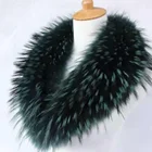 Fur Fur Collar High Quality Fox Fur Collar Collar Real Raccoon Fur Fox Fur Ladies Jacket Collar