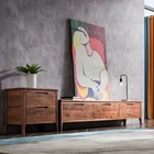 Tv Minimalist Design Living Room Furniture Walnut TV Cabinet / TV Station / TV Cabinet