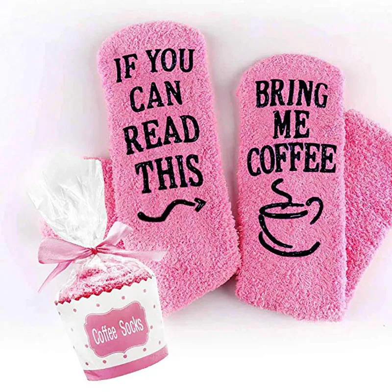 Wine Socks If You Can Read This Bring Me Wine or Beer or Coffee Socks Christmas gift Novelty Socks stocking stuffer Gift for her