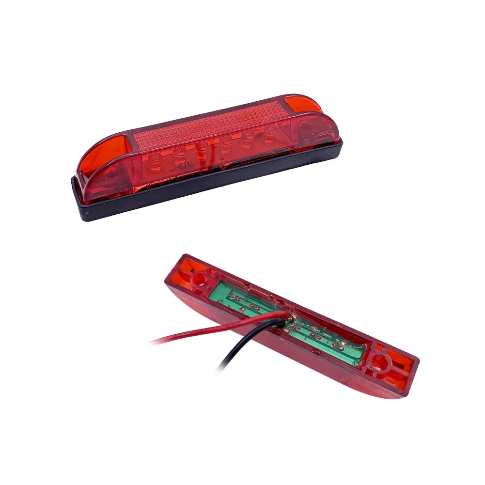 product 6led waterproof turn signal lamp truck warning strobe side marker light-33