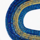 Gemstone Holes Natural Gemstone Beads 4*2mm Colored 2 Holes Cuboid Cheap Hematite Beads