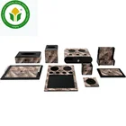 Accessories Hotel Supplies Black Acrylic Bathroom Accessories Sets