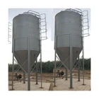 Customized Cheap Price Galvanized 15t Corn Grain Storage Silo Corn For Poultry House