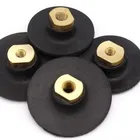 Pads Pad Holder Rubber Backer For Diamond Polishing Pads Backing Connection Pad Holder Supply