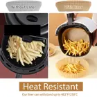 Paper Parchment Paper Food Grade Yellow/White Silicone Oil Parchment Paper Airfryer Mat Liners For Kitchen Baking
