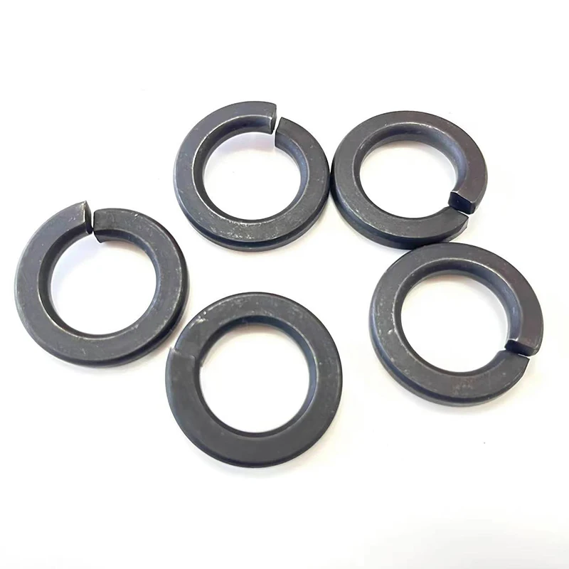 Black DIN 127b Spring Lock Washer square Ends manufacture